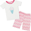 Bamboo short pyjamas - Hannah's Ice cream - SNUGALICIOUS BAMBOO