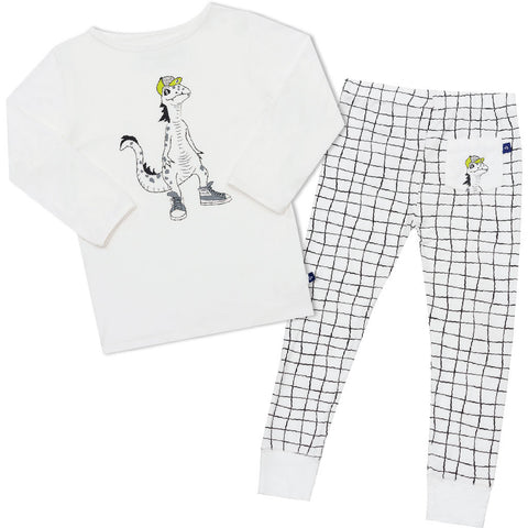 Bamboo long John Pyjamas - 3 little taxis